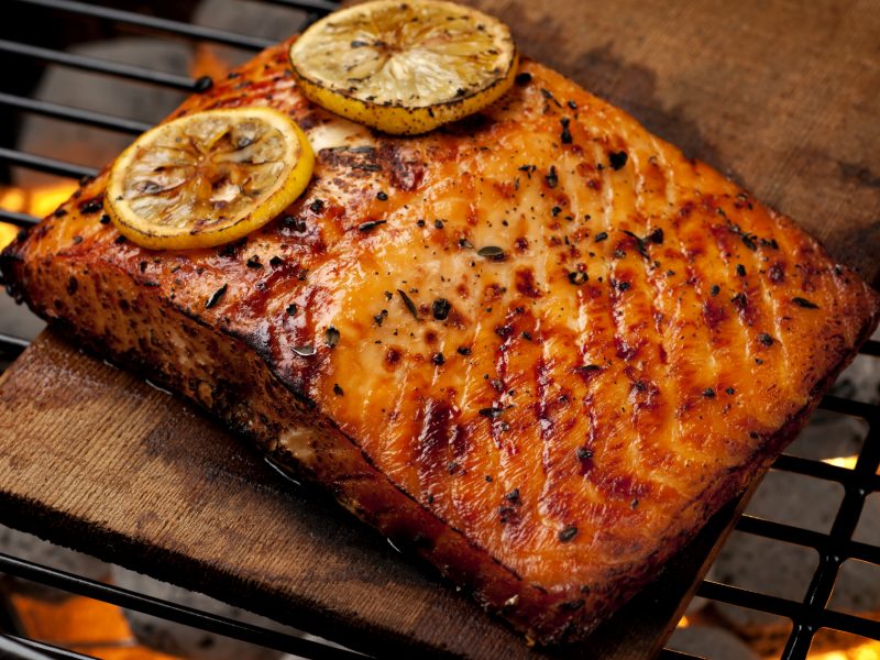 Amazingly Delicious Cedar Plank Salmon on the BBQ