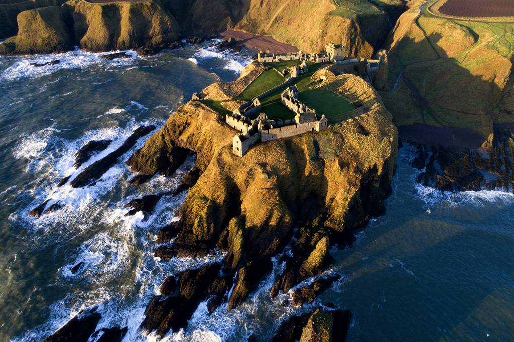 Dunnottar Castle is one of the most striking and romantic ruined castles