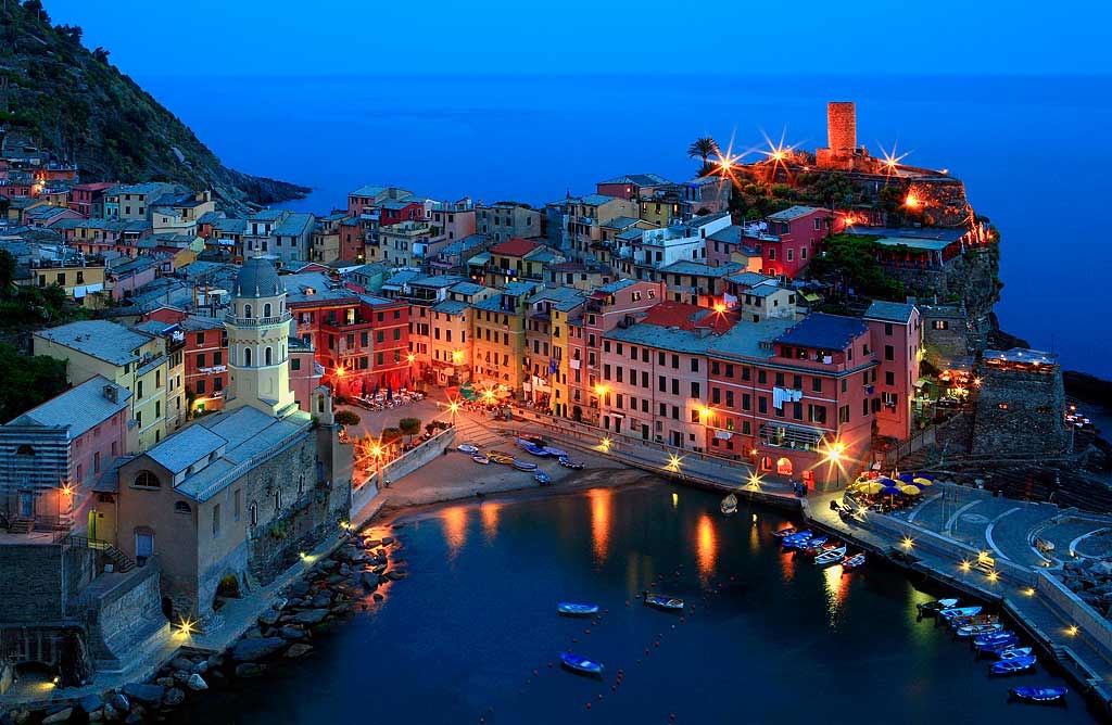 Cinque Terre (five towns) is a string of five fishing villages