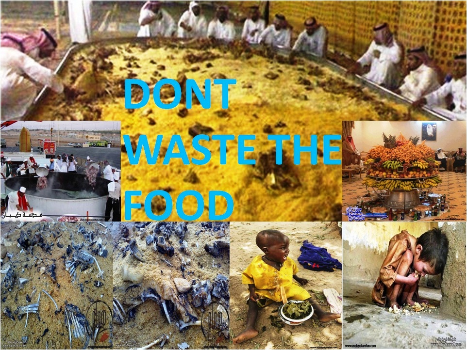 Eat – But waste not by excess