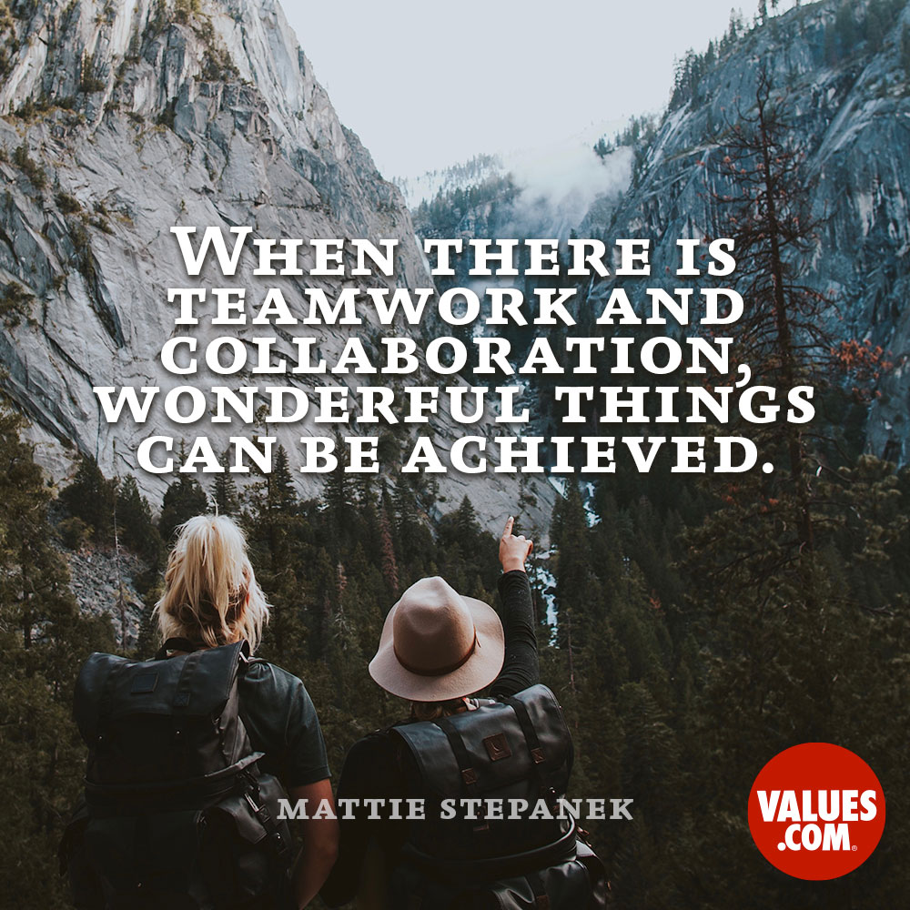 Teamwork is the collaborative effort of a team to achieve a common goal