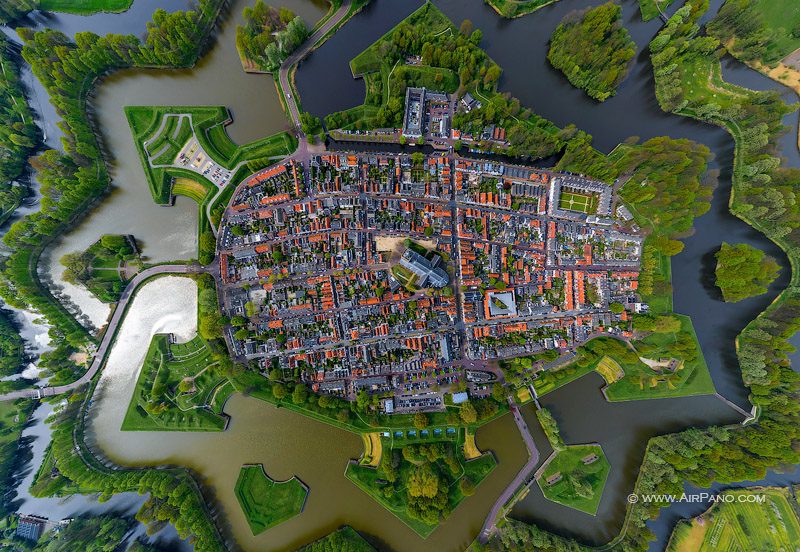 Naarden is one of the best preserved fortified towns in Europe