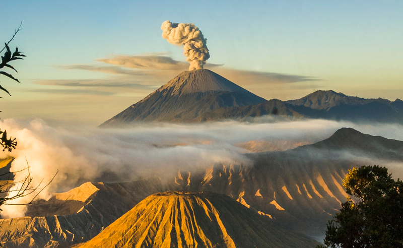 One of the most famous volcanoes of Indonesia