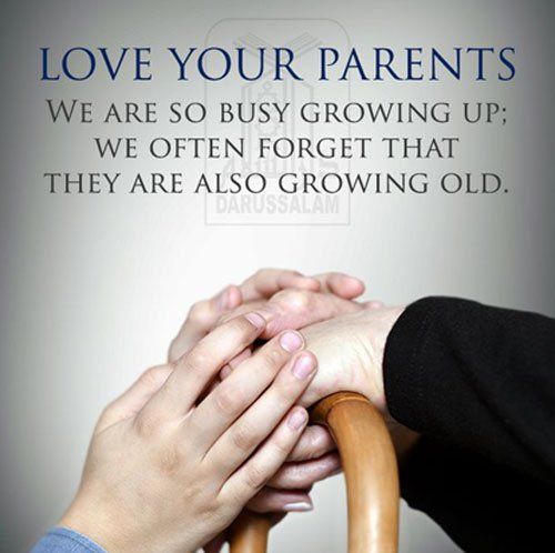 Parents pleasure leads to Allah’s goodwill